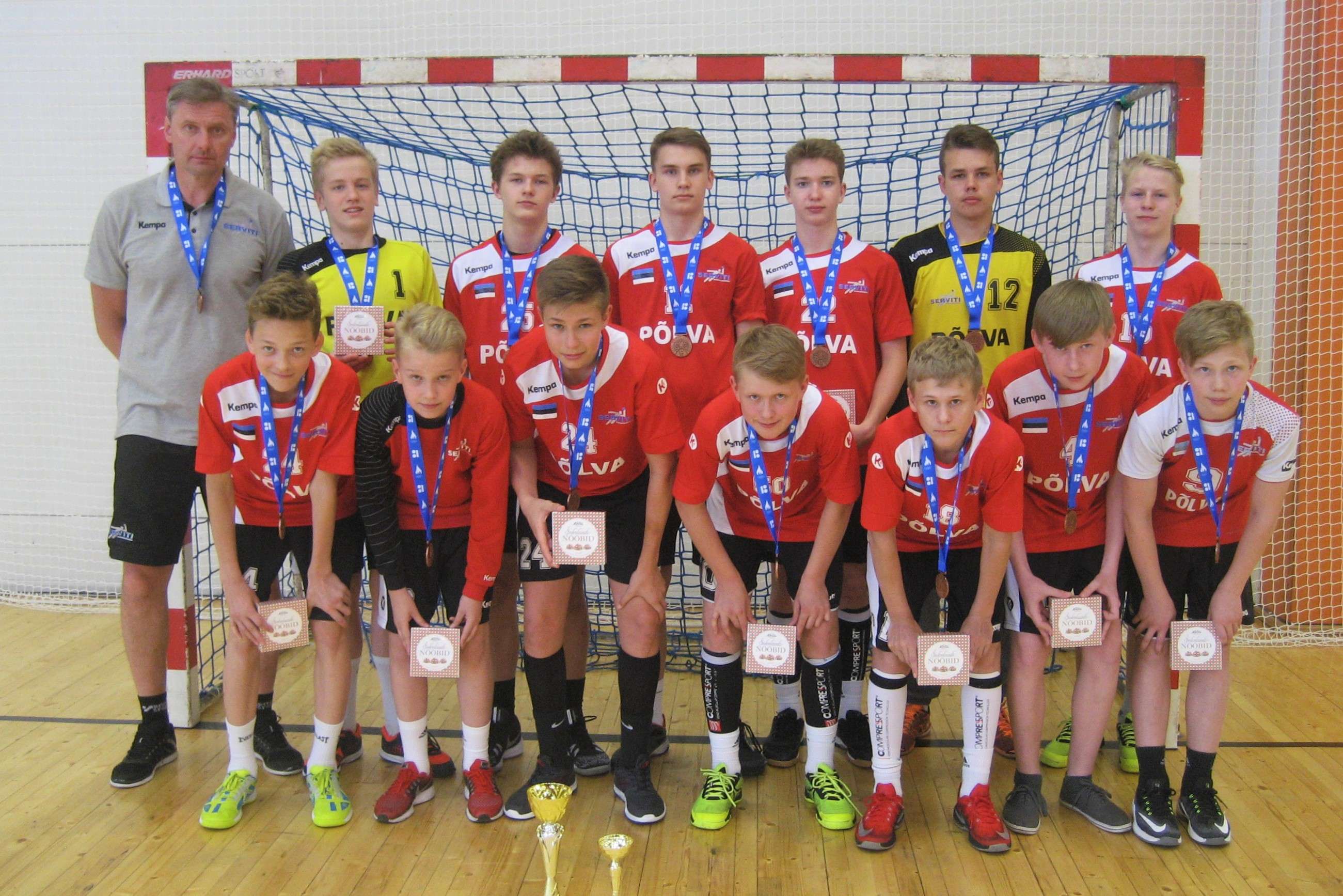 20ˇ18 EV 100 käsipallis PC klass Põlva Spordikool 3. koht